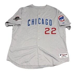Chicago Cubs Mark Prior #22 Authentic Jersey Size 60 Away Gray Majestic MLB NWT